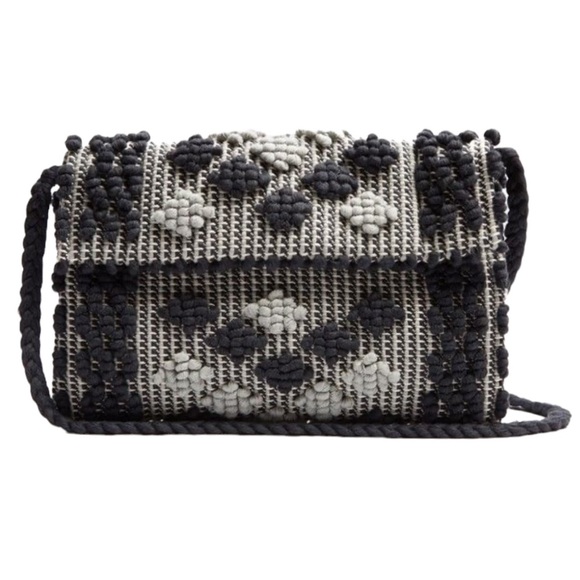 Antonello Tedde Handbags - Antonello Tedde Woven Handbag Black Grey